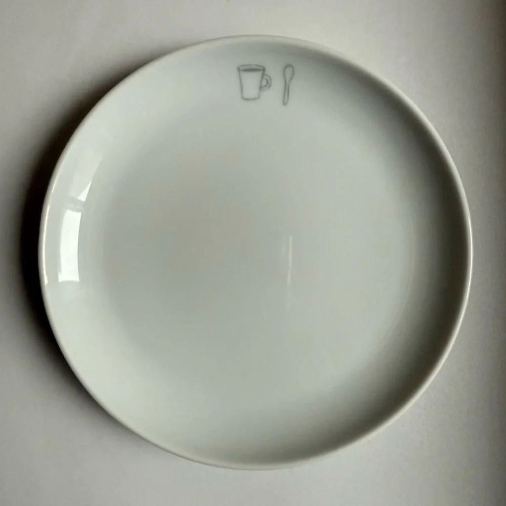 Crate&Barrel Kahla Scribble Coffee Mug and Saucer Germany Repacement Dishes